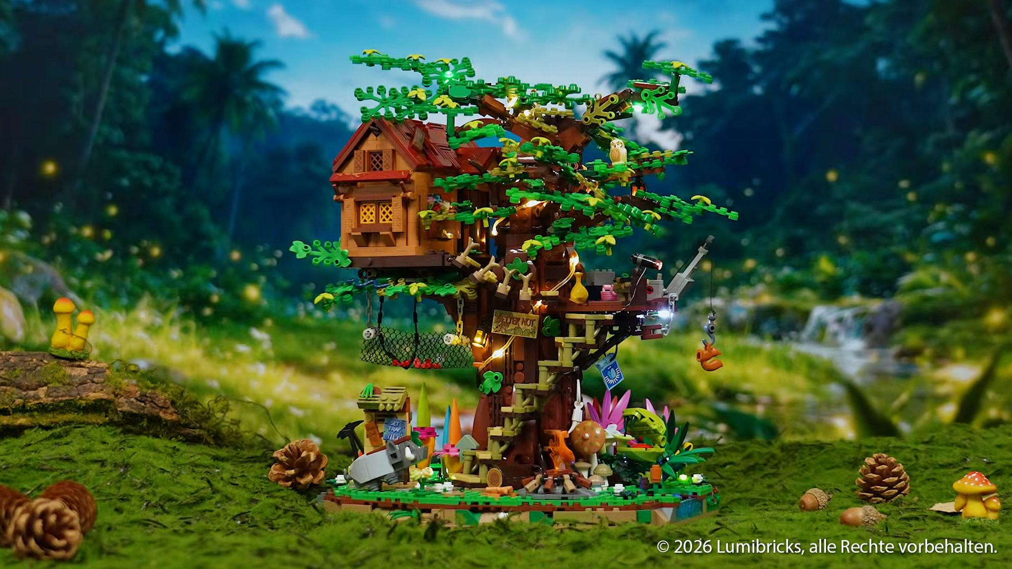 Artikel: Lumibricks Explorer Treehouse: Dschungelabenteuer voller Überraschungen