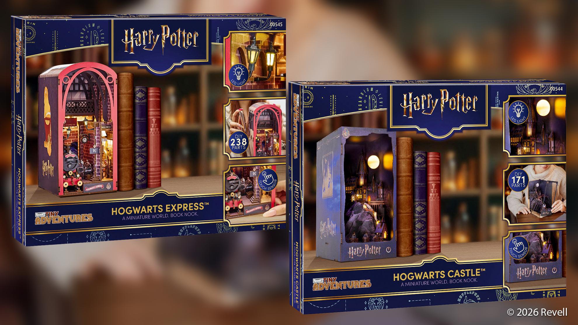 Artikel: Revell Tiny Adventures: Neue Harry-Potter-Magie fürs Bücherregal