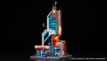 Lumibricks Neon Tech Tower 17011: Beeindruckender Cyberpunk-Wolkenkratzer