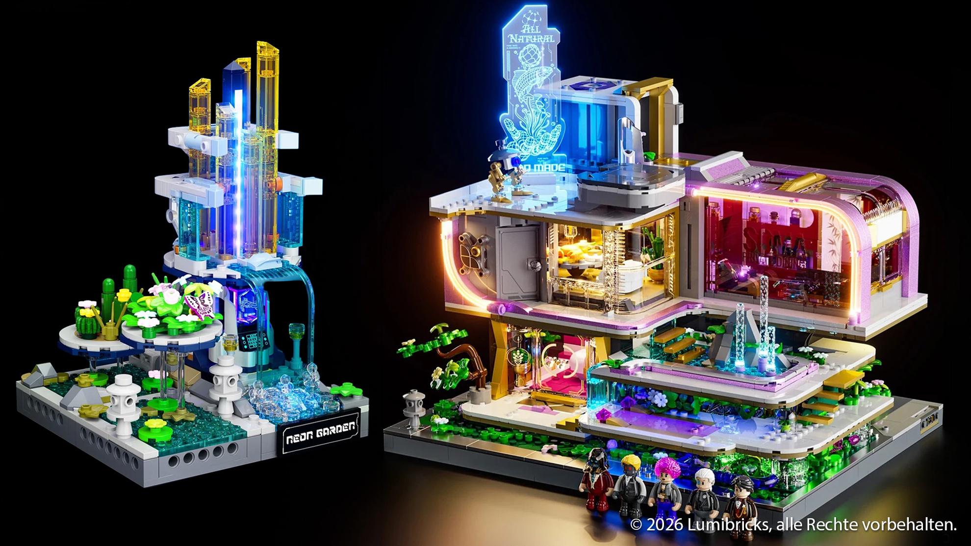 Artikel: Lumibricks Neon Elite Lounge & Neon Garden im Review