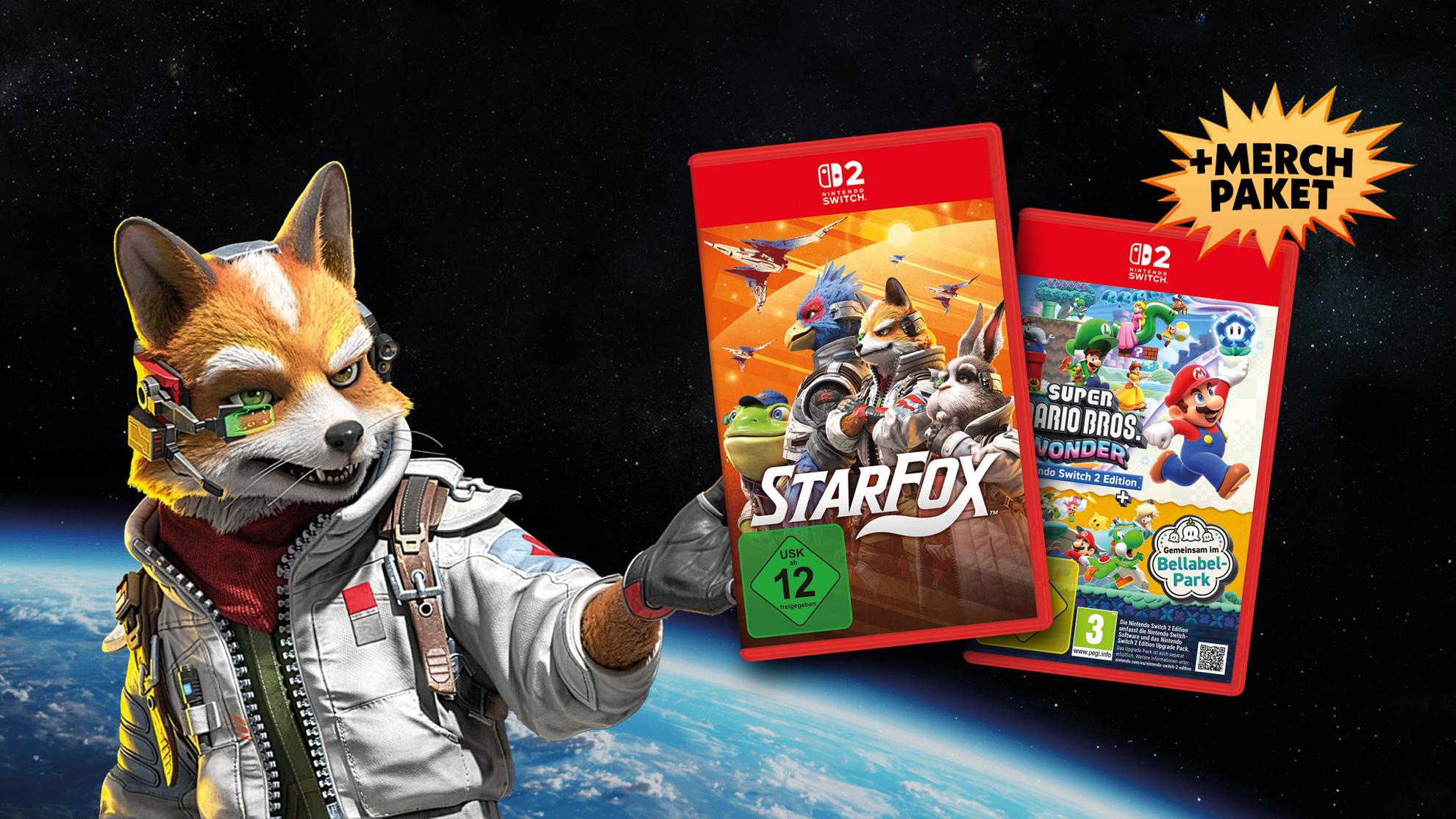 Artikel: Vom Kino ins Cockpit: Gewinnt ein Star-Fox-Fanpaket für Nintendo Switch 2 