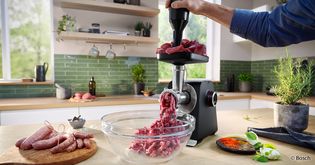 Artikel Hackfleisch selbst herstellen: Bosch setzt auf Kontrolle und Vielseitigkeit in der Küche