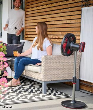 Artikel Einhell GE-CF 18/320 P Li-Solo im Test: Ein Akku-Ventilator für alle Fälle