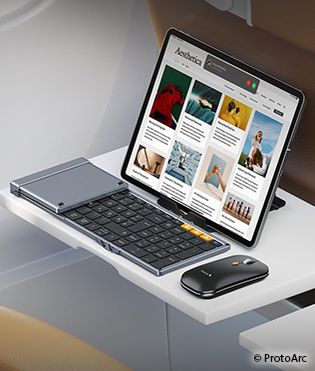 Artikel ProtoArc XKM01 im Test: Mobiles Office-Setup zum Zusammenklappen