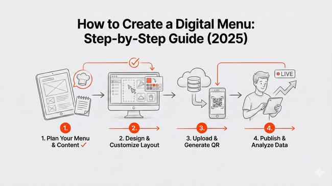 How to Create a Digital Menu Step-by-Step Guide (2025)