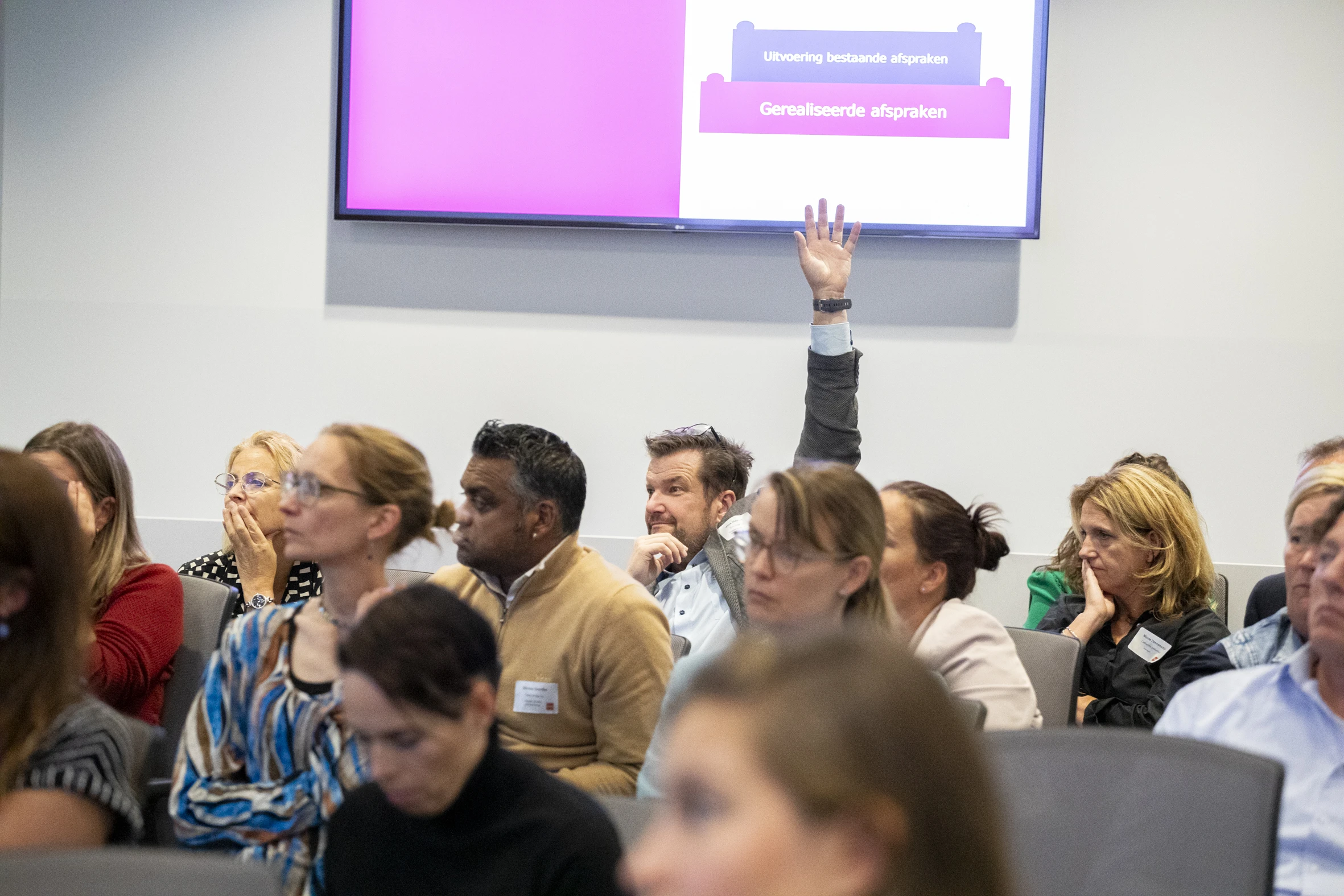 Event, MHA, raising hand, classroom