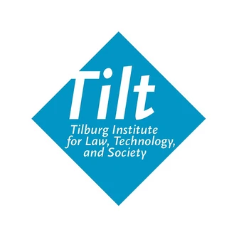 Blue diamond-shaped logo with white text: "Tilt, Tilburg Institute for Law, Technology, and Society."