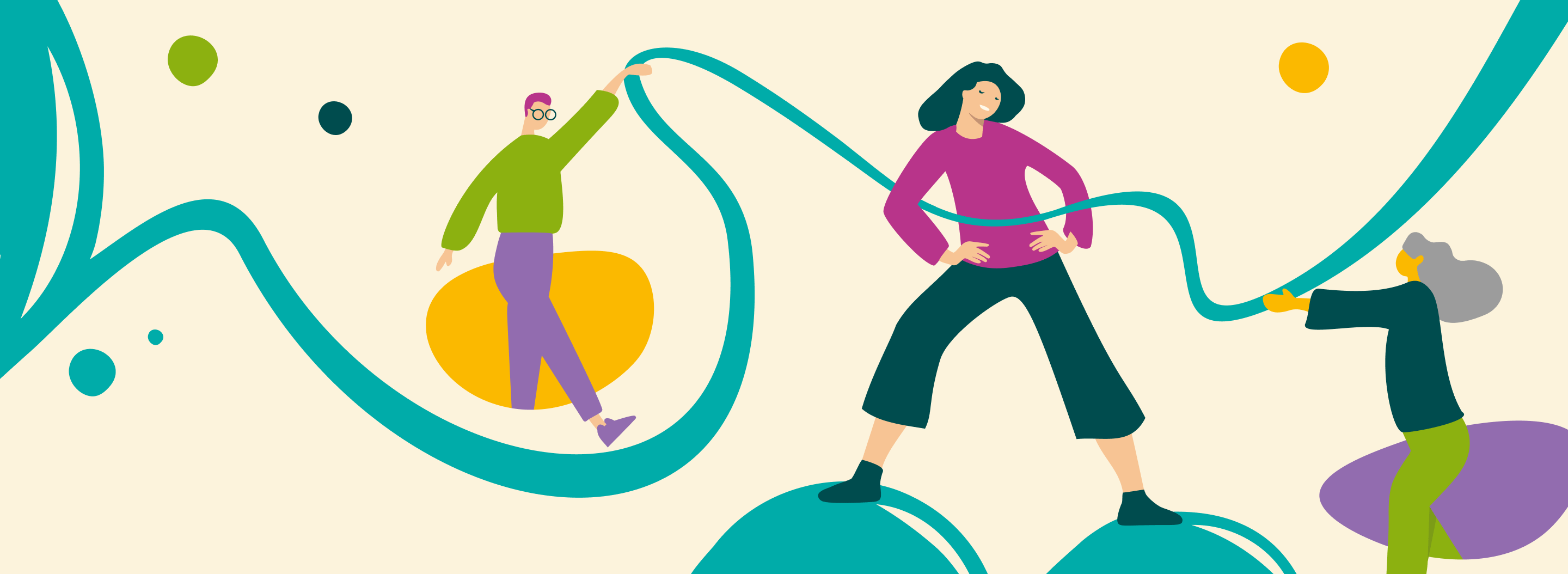 Eine Person mit Essstörung im Gespräch mit einem Arzt und einer Psychotherapeutin