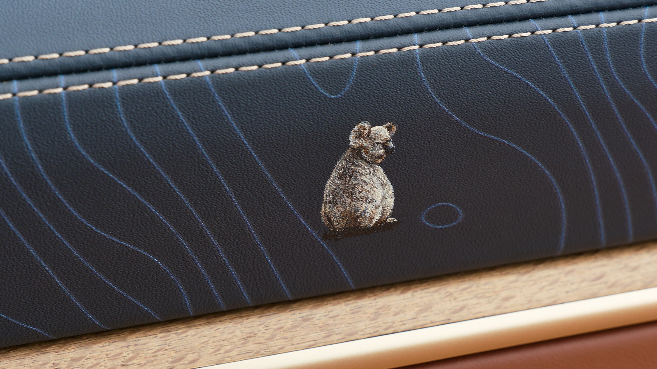Decal of a koala bear.