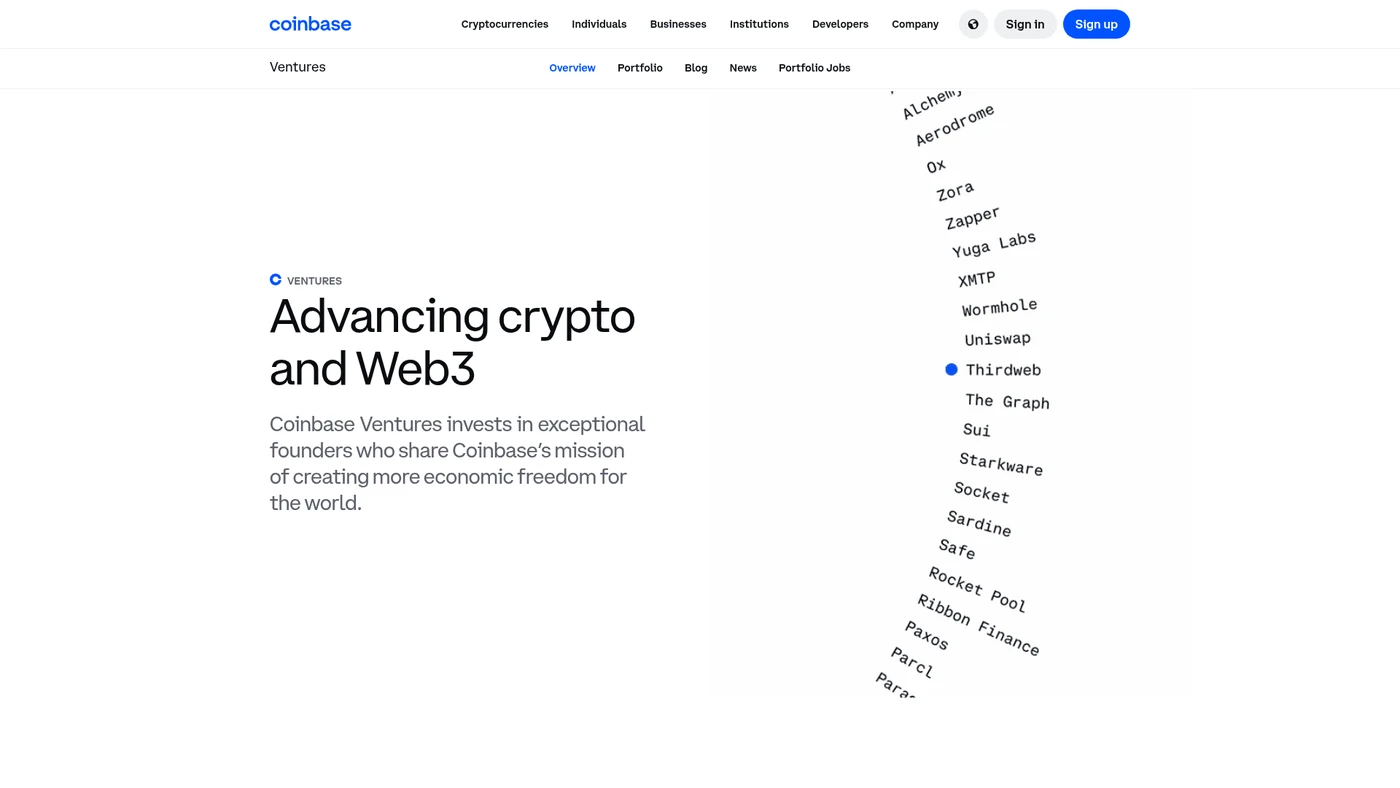 Image of Coinbase Ventures  - Series B VC Firm