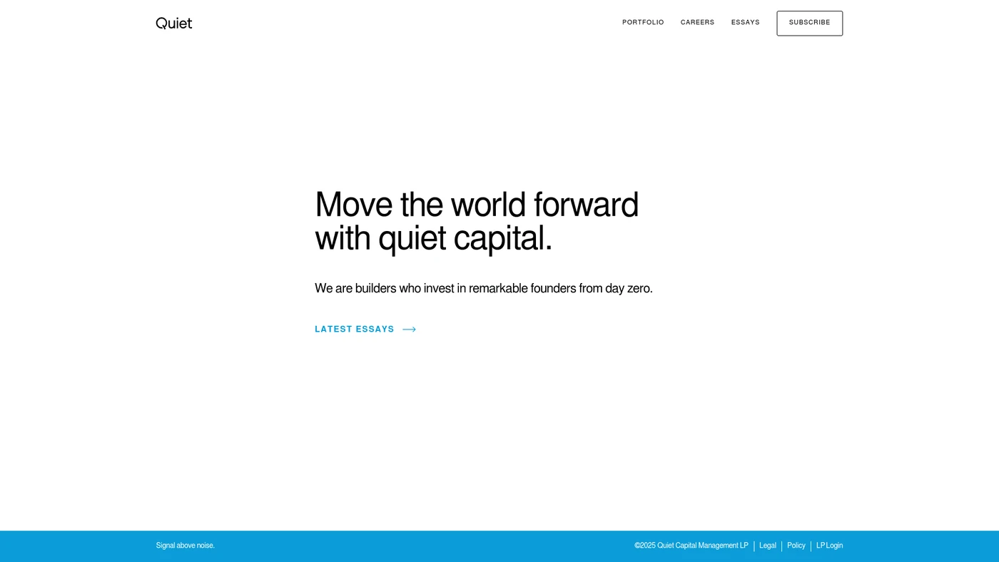 Image of Quiet Capital - Top VCs in Series D
