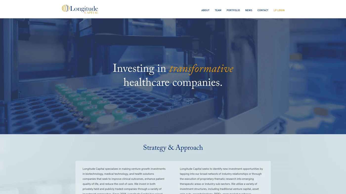 Image of Longitude Capital - Series D VC Firm