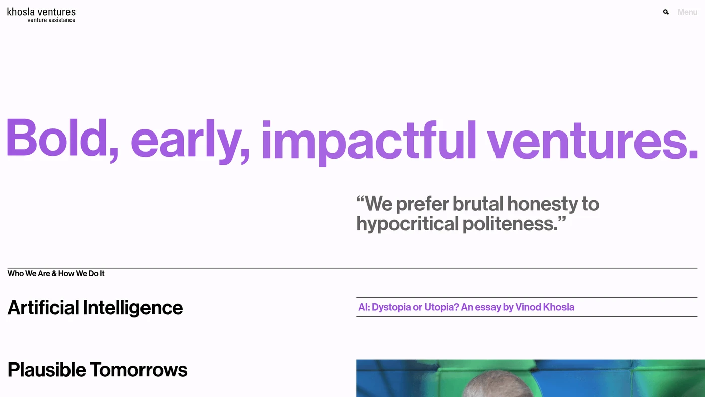 Image of Khosla Ventures - Pre-Seed VC Firm