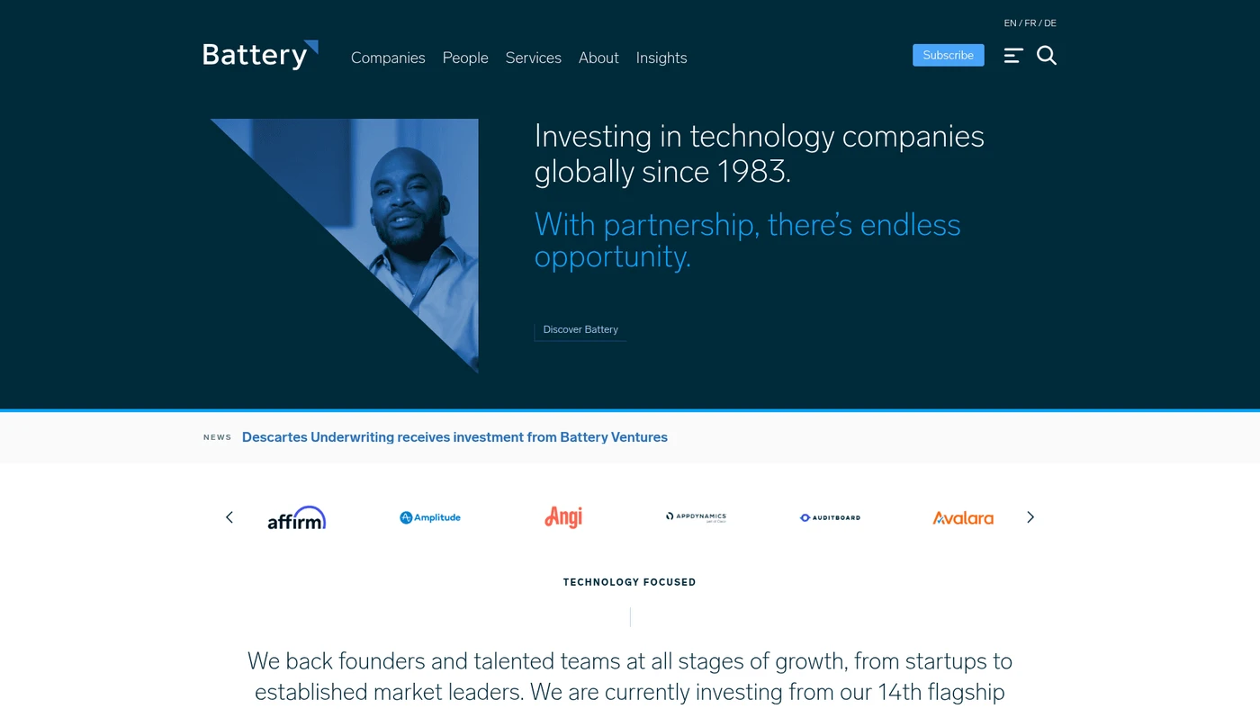Image of Battery Ventures - Pre-Seed VC Firm