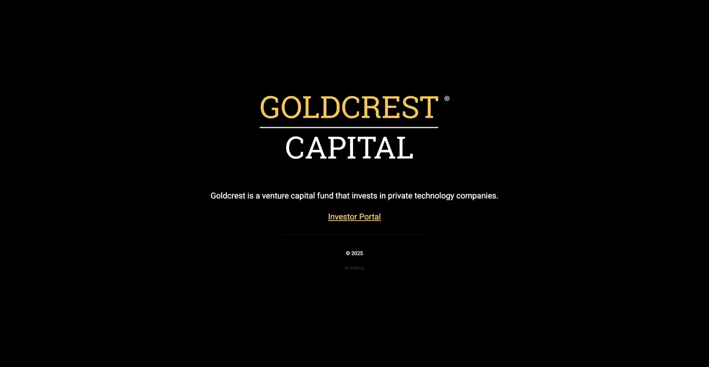 Image of Goldcrest Investments - Top VCs in Analytics