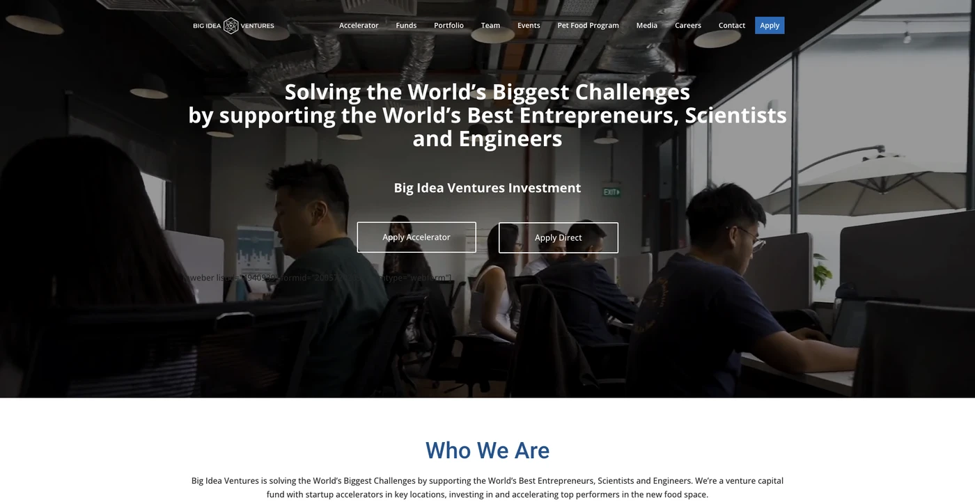 Image of Big Idea Ventures- Top VCs in AgTech