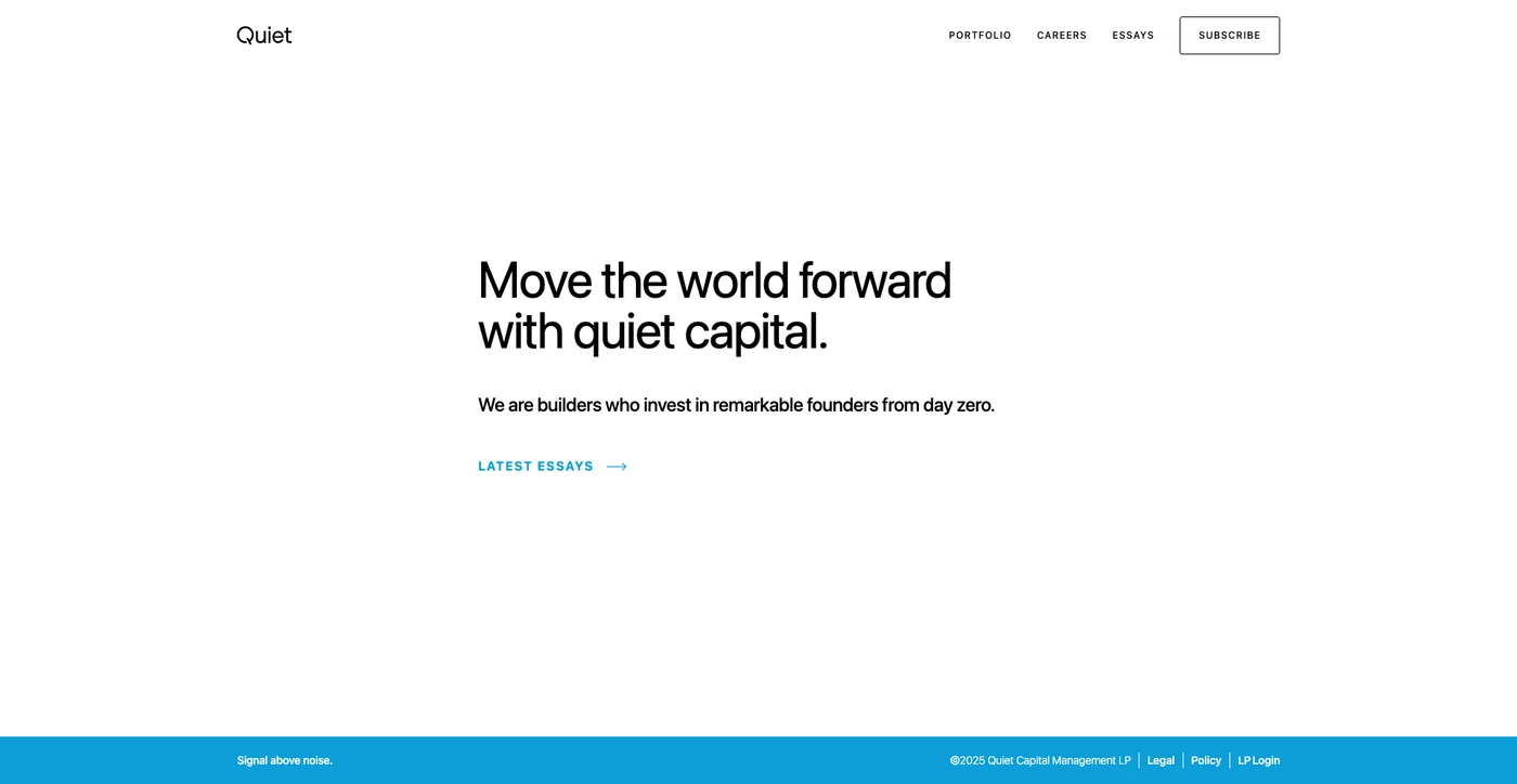 Image of Quiet Capital - Top VCs in IT Infrastructure