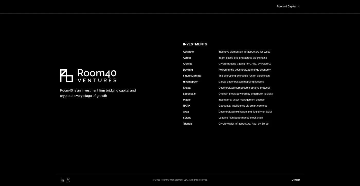 Image of Room40 Ventures - Top VCs in Web3