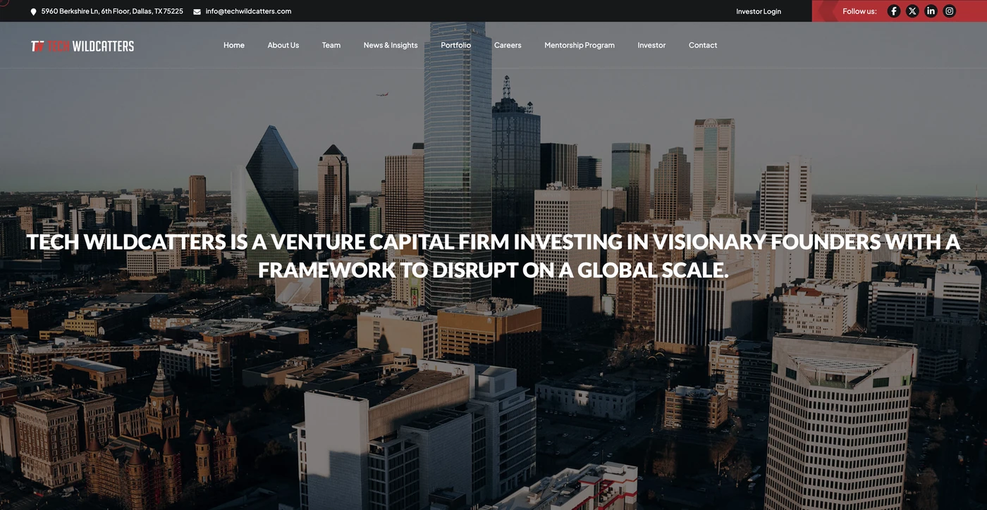 Image of Tech Wildcatters - Top VCs in Dallas, Texas, United States