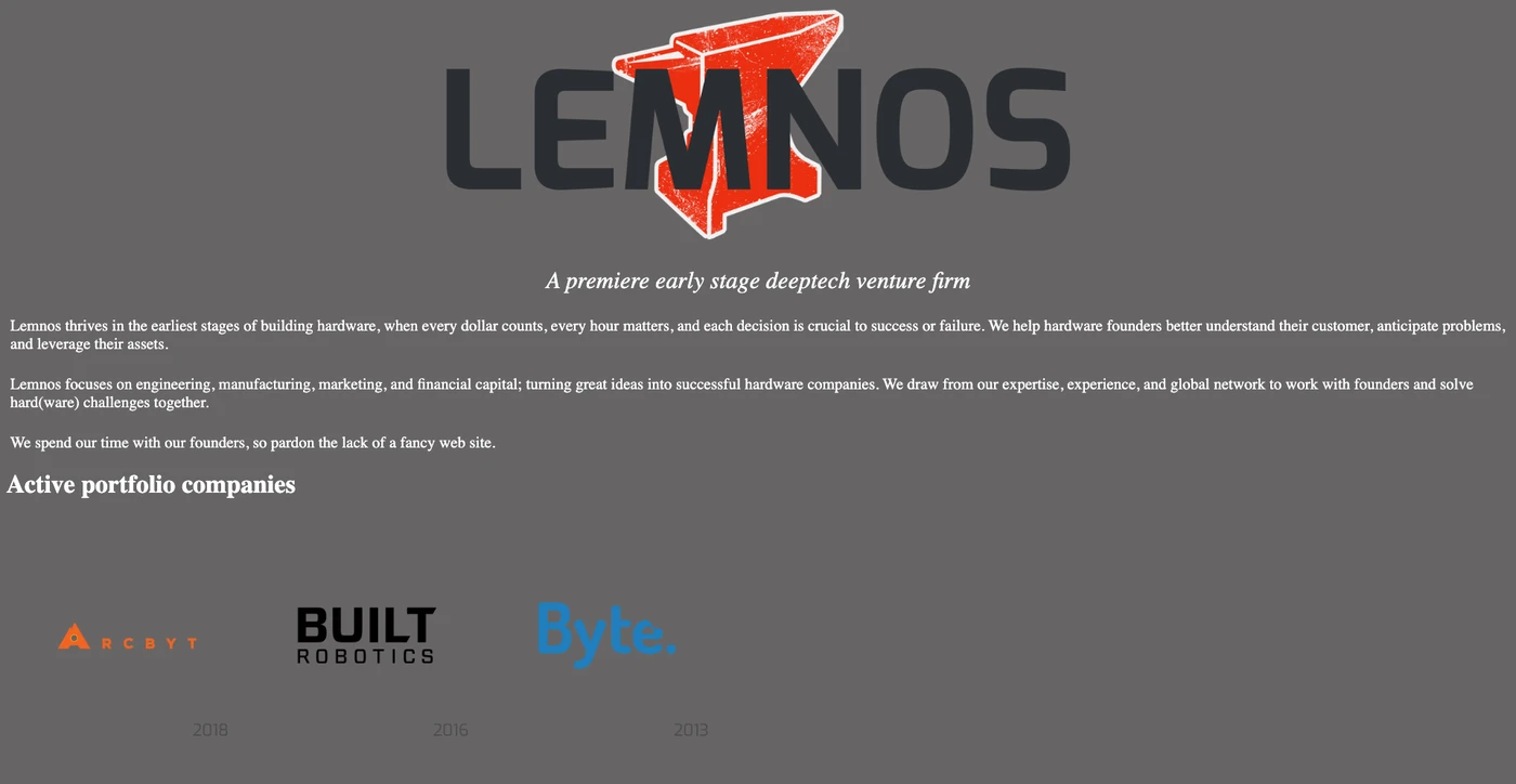 Image of Lemnos VC - Top VCs in Financial Exchanges