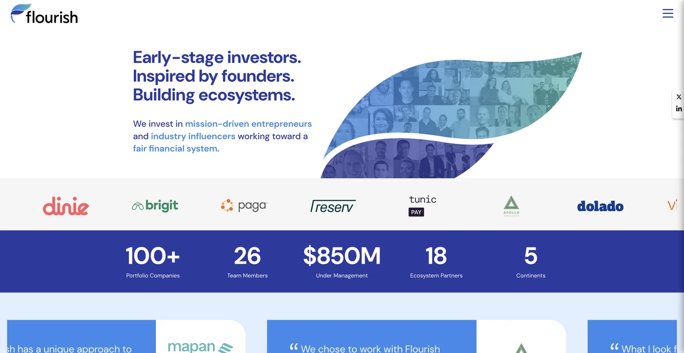 Image of Flourish Ventures - Top VCs in FinTech