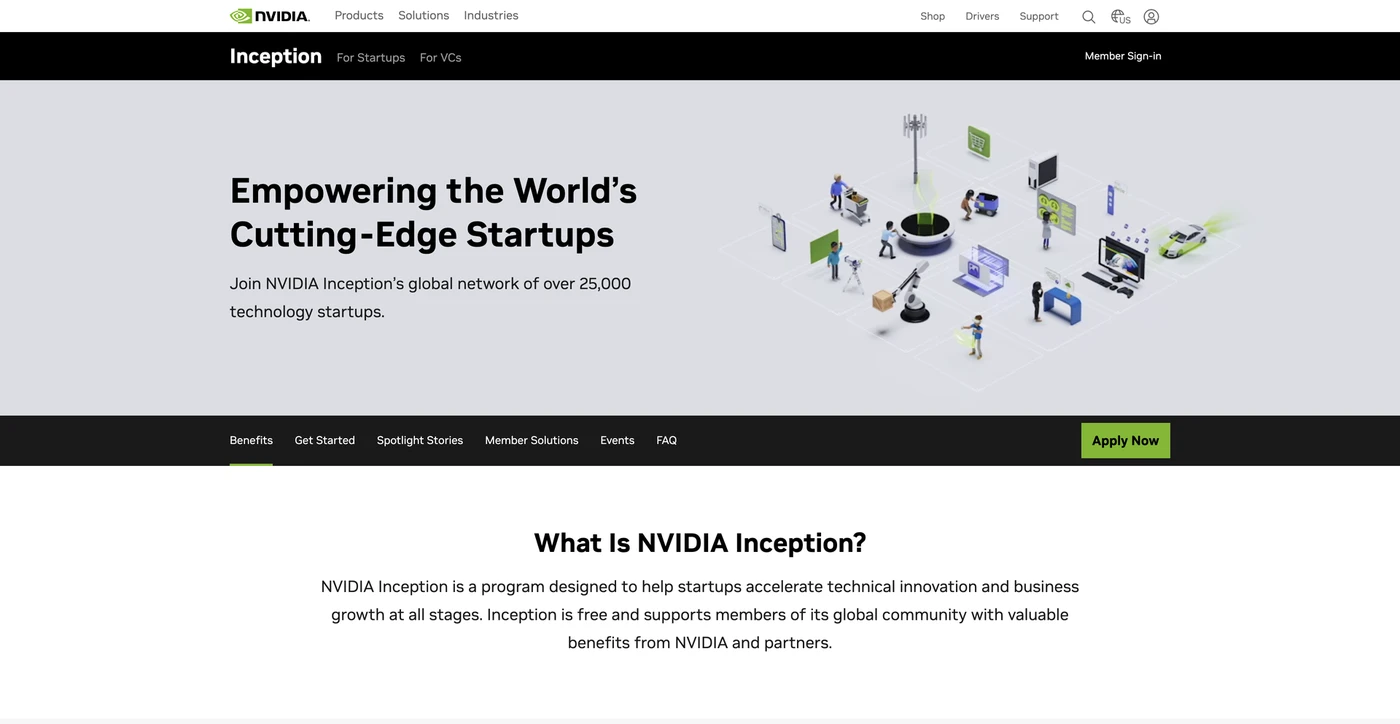 Image of Nvidia Inception - Top VCs in Santa Clara, California, United States