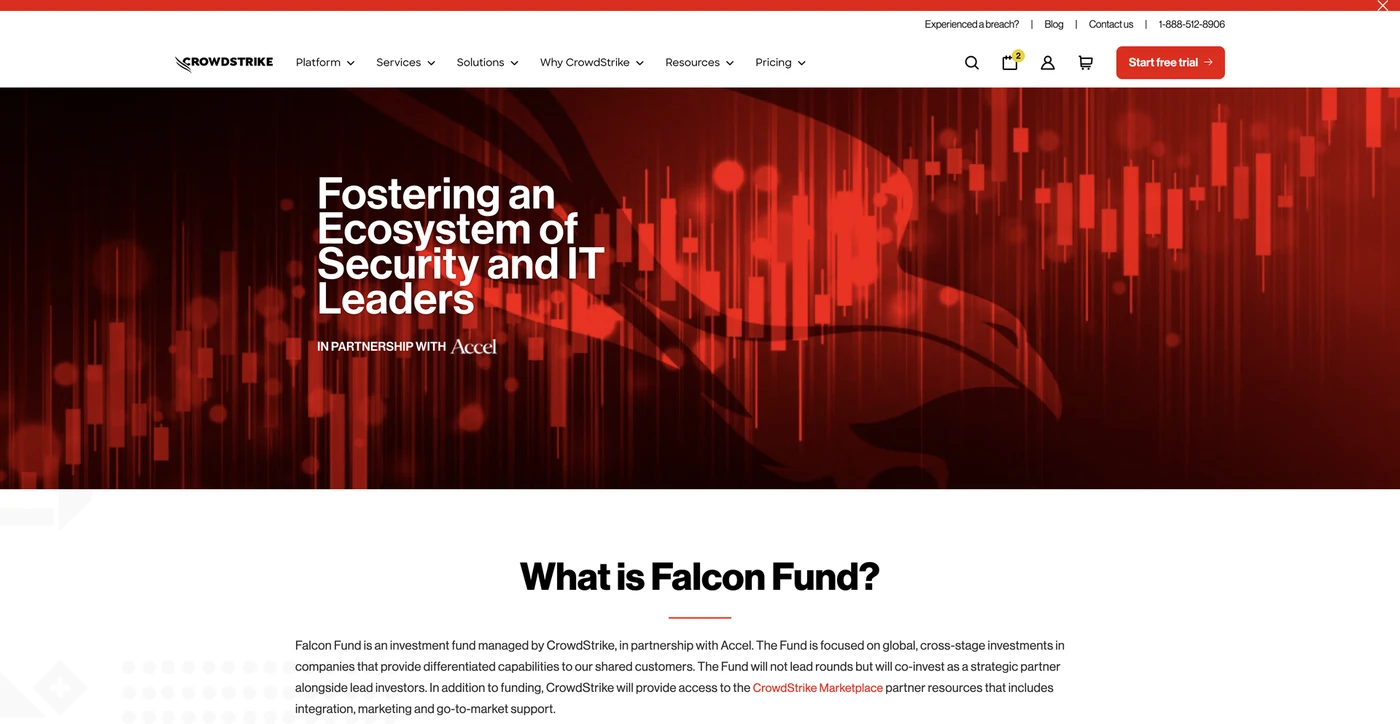 Image of CrowdStrike Falcon Fund - Top VCs in Sunnyvale, California, United States