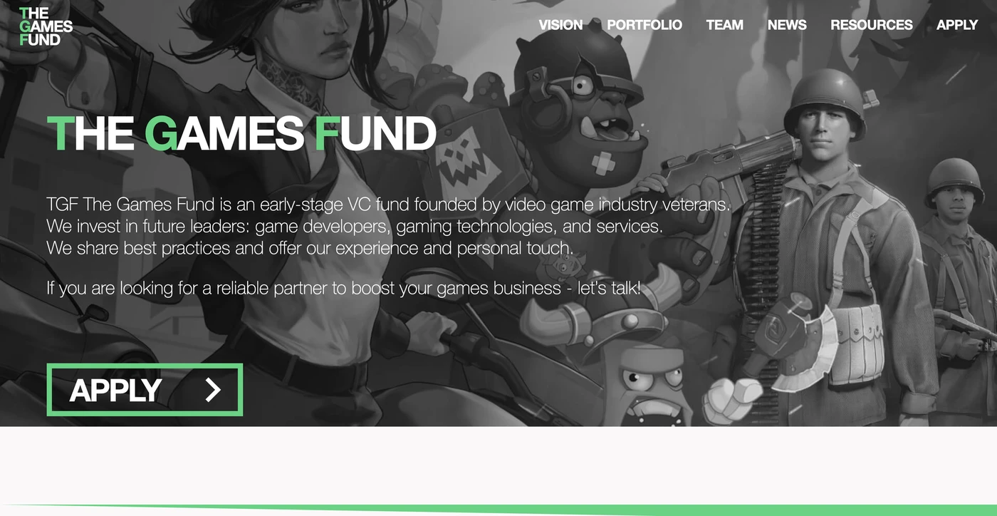Image of The Games Fund - Top VCs in Video Games