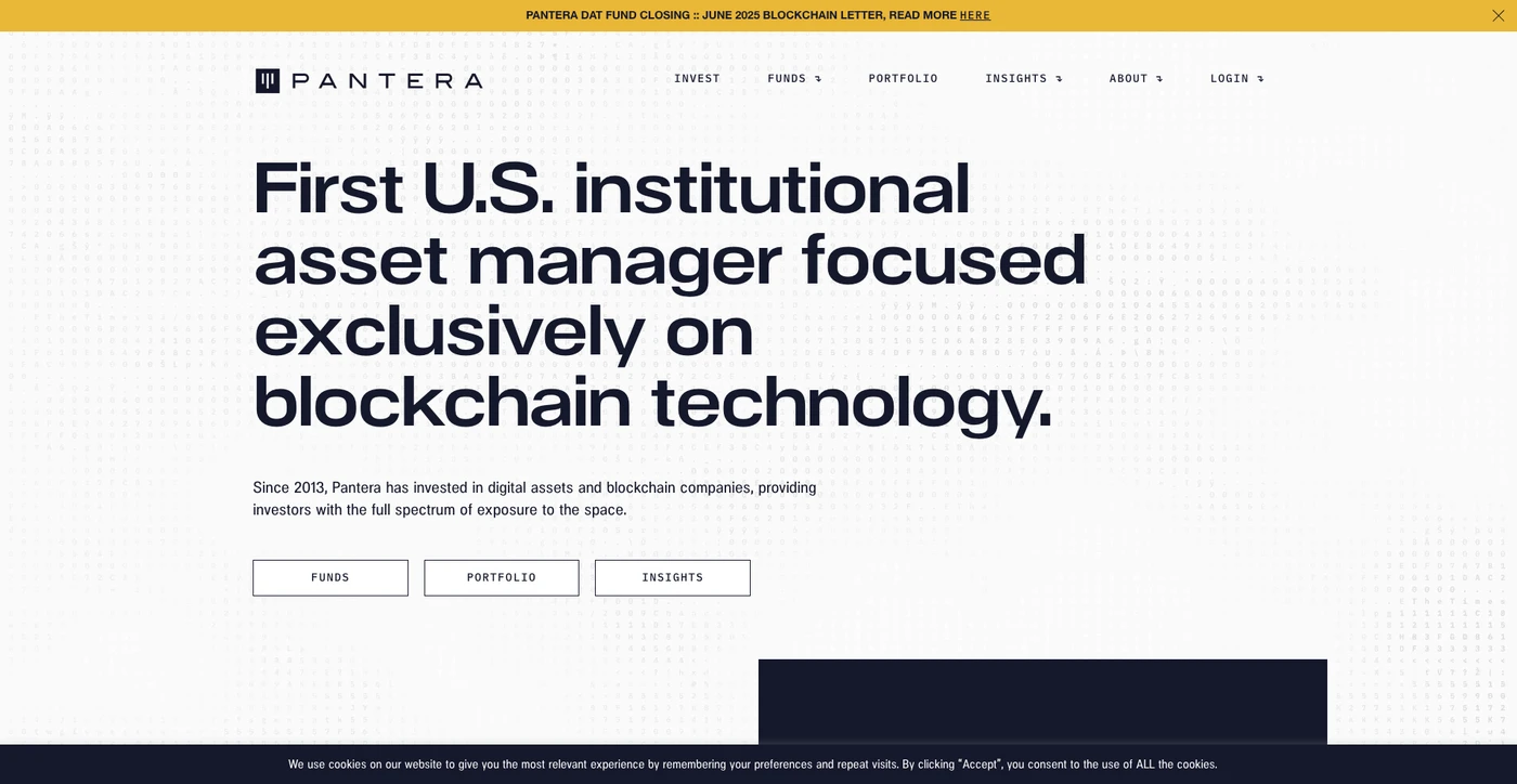 Image of Pantera Capital - Top VCs in Bitcoin