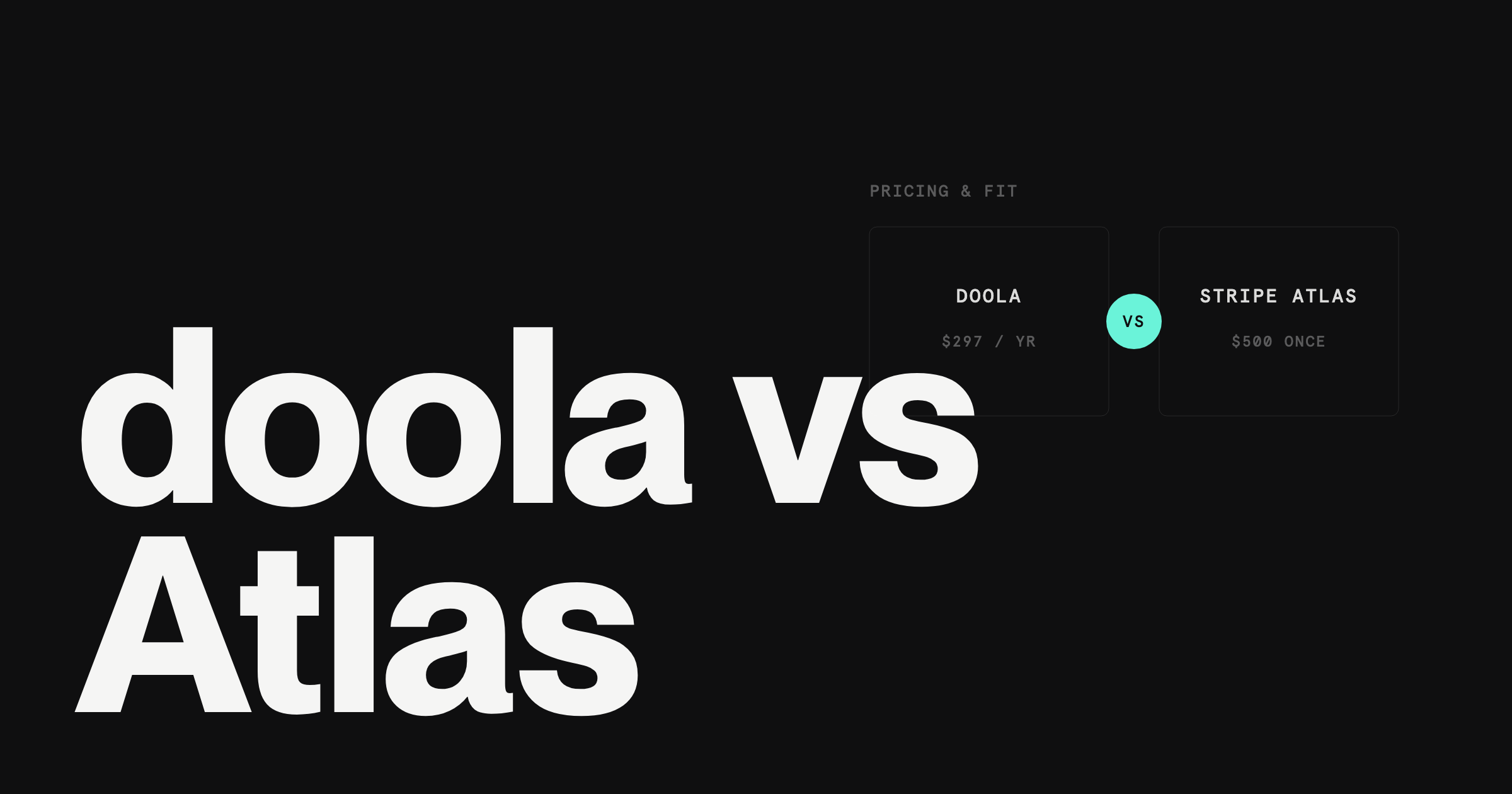 Doola vs Stripe Atlas: Pricing and Fit Compared (2026)