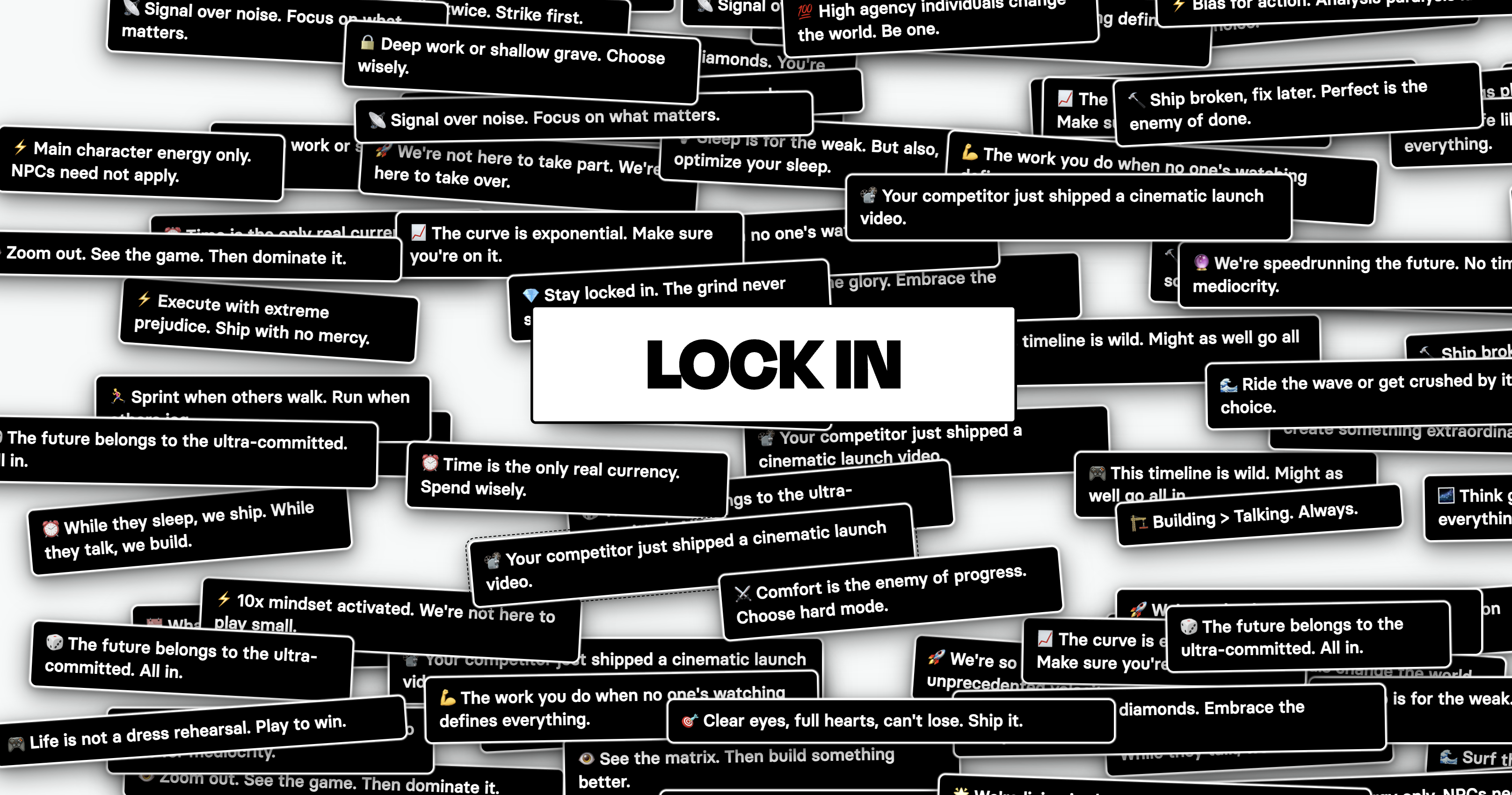 Word Saying Lock In Lock In