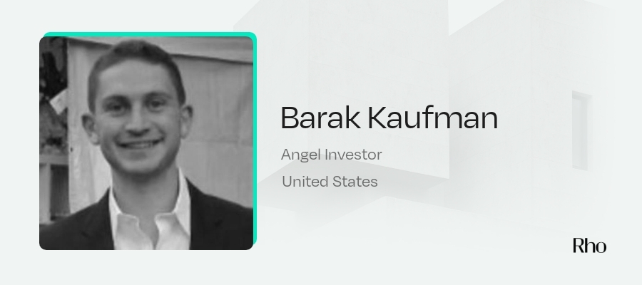 Image of Barak Kaufman - Angel Investors in Real Estate