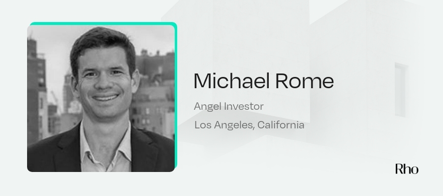 Image of Michael Rome- Angel Investors in Consumer Health