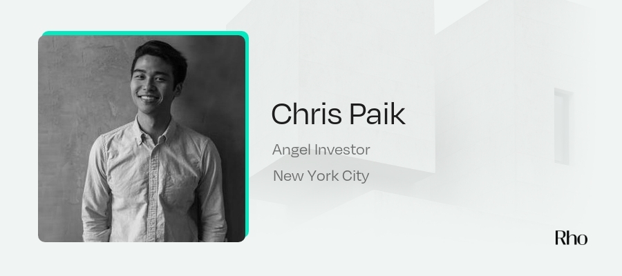 Image of Chris Paik - Angel Investors in eSports