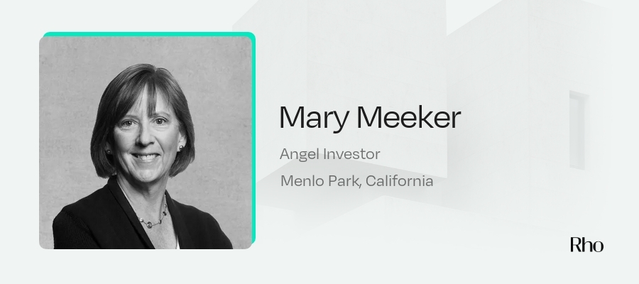 Image of Mary Meeker - Angel Investors in Menlo Park