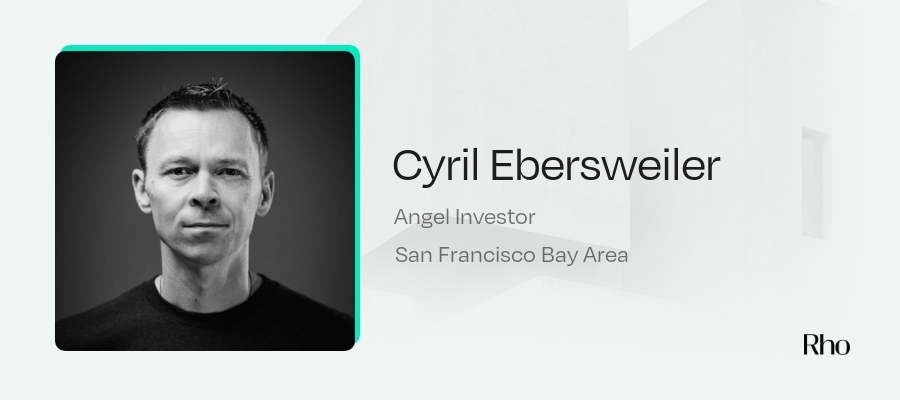 Image of Cyril Ebersweiler- Angel Investors in Robotics