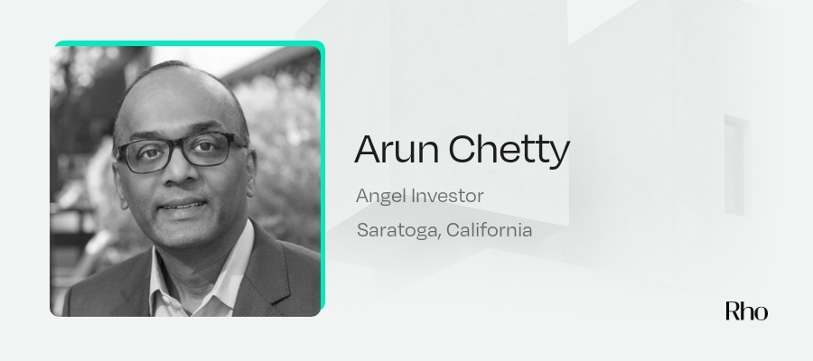 Image of Arun Chetty- Angel Investors in IoT