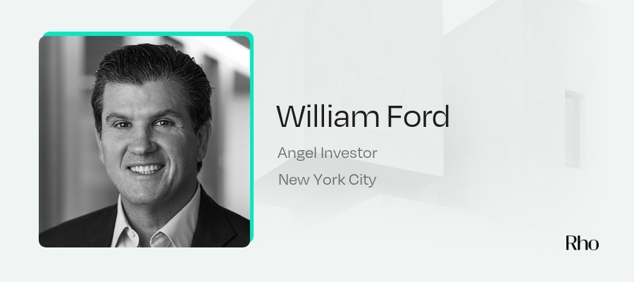 Image of William Ford - Angel Investors in FinTech