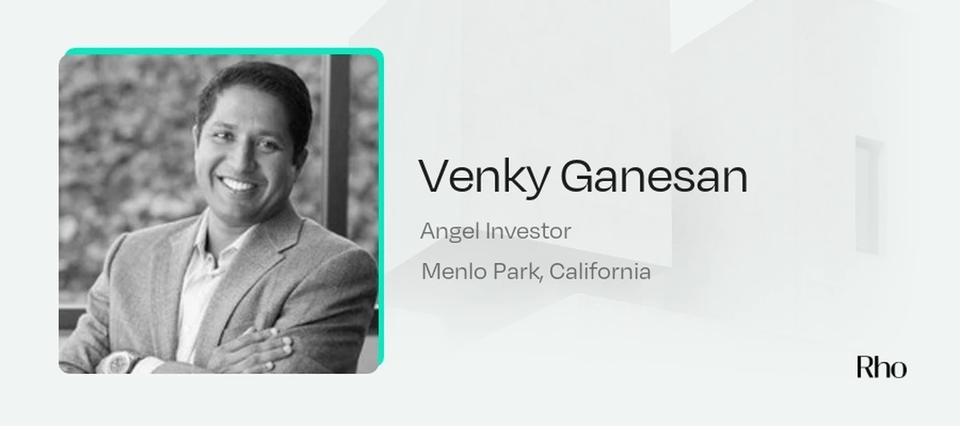 Image of Venky Ganesan- Angel Investors in Menlo Park