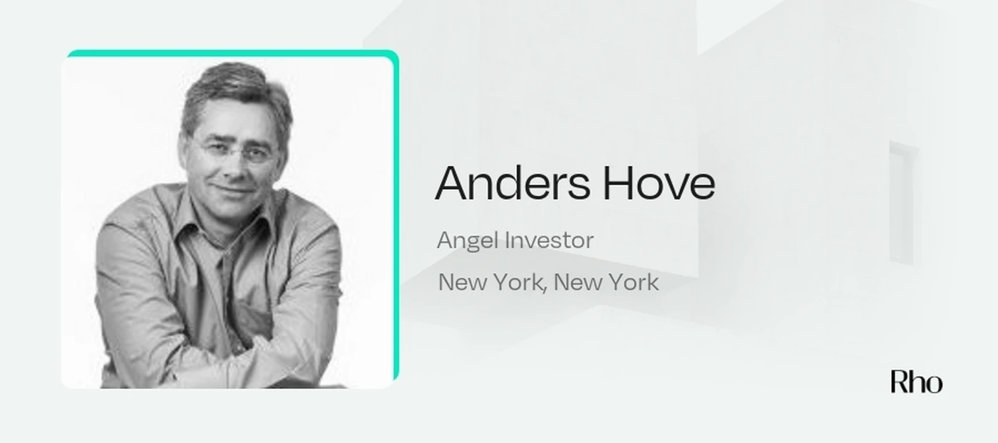 Image of Anders Hove - Angel Investors in New York City
