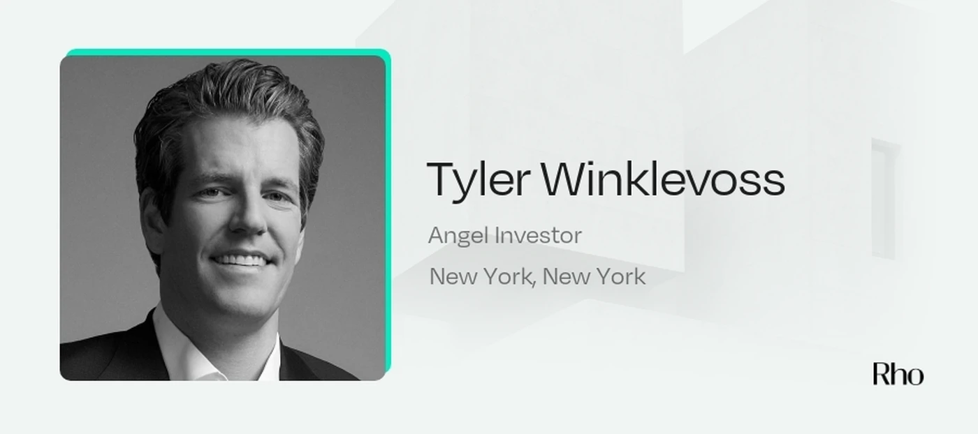 Image of Tyler Winklevoss - Angel Investors in New York City