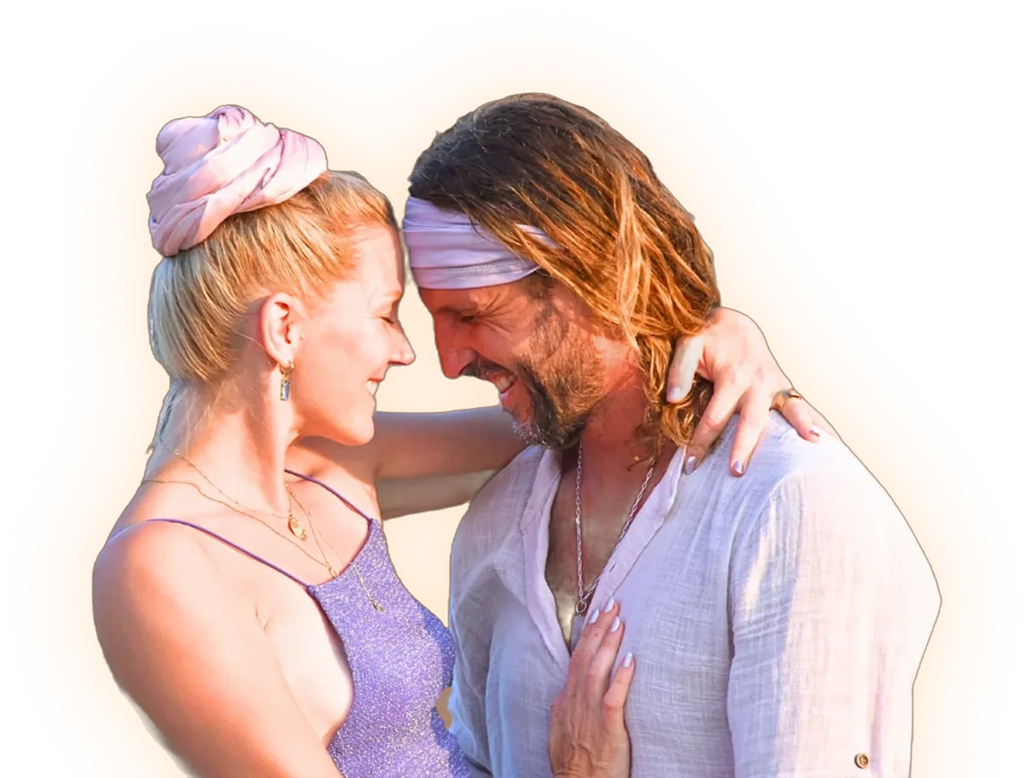Anna Rose und Yves Becker, Stirn an Stirn
