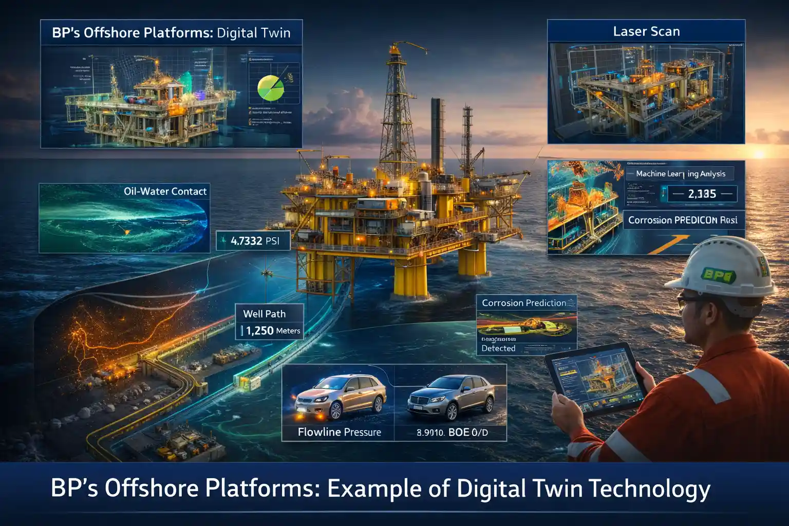 BP's Offshore Platforms: Example of Digital Twin Technology
