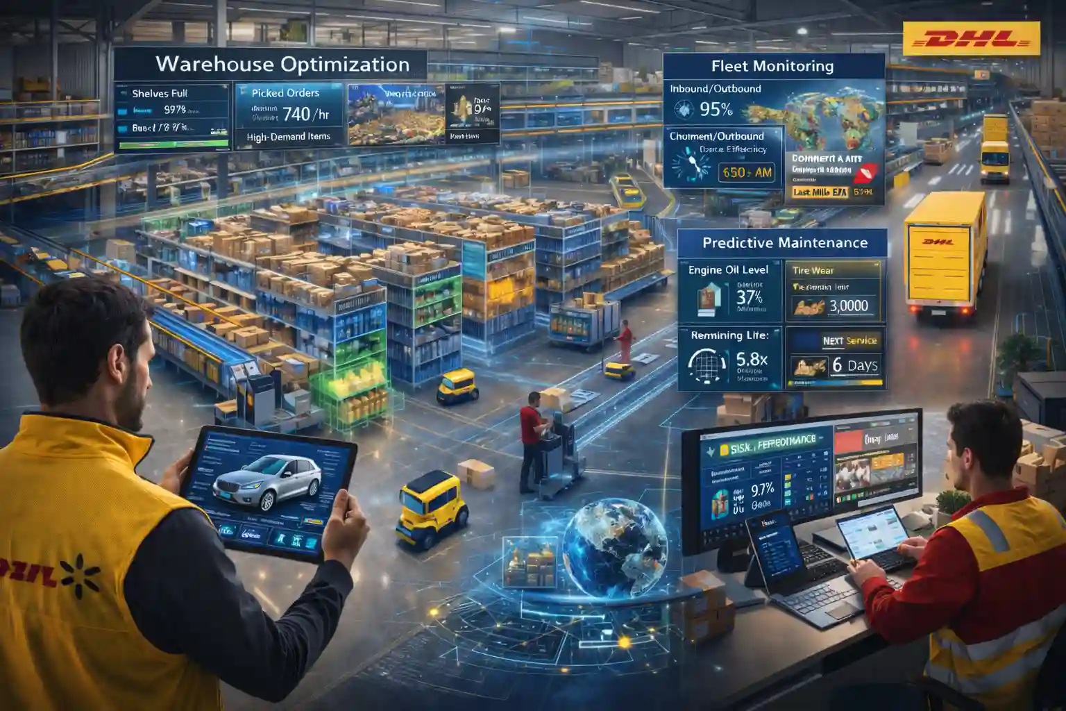 Digital Twin Example: DHL Supply Chain Management