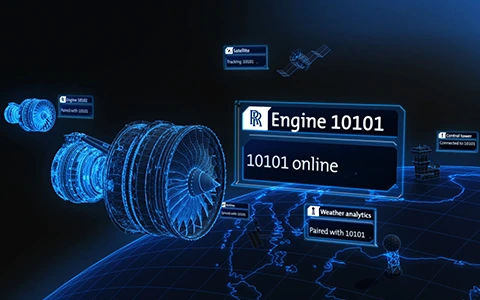 Digital Twin Example in Manufacturing IntelligentEngine by Rolls-Royce