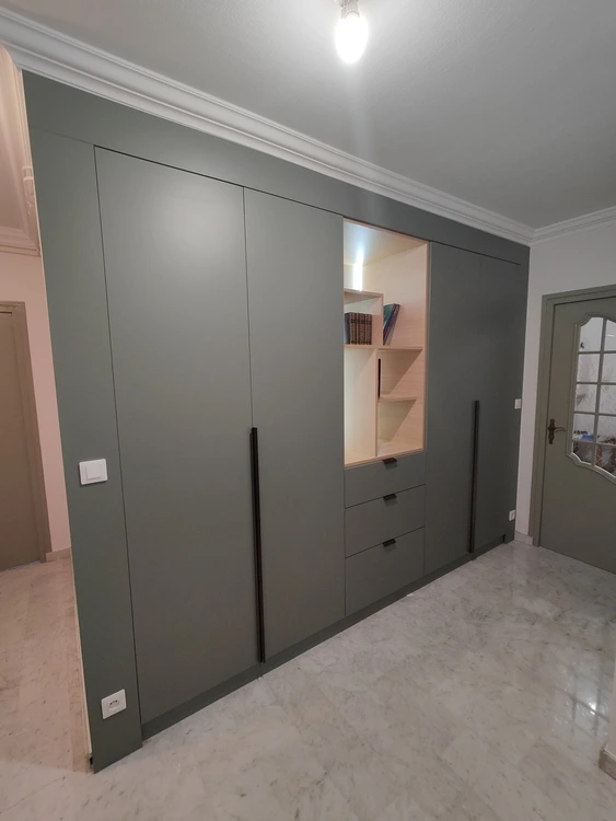 Habillage mural et placard