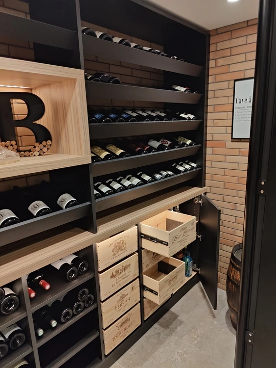 Cave à vin, rempli !