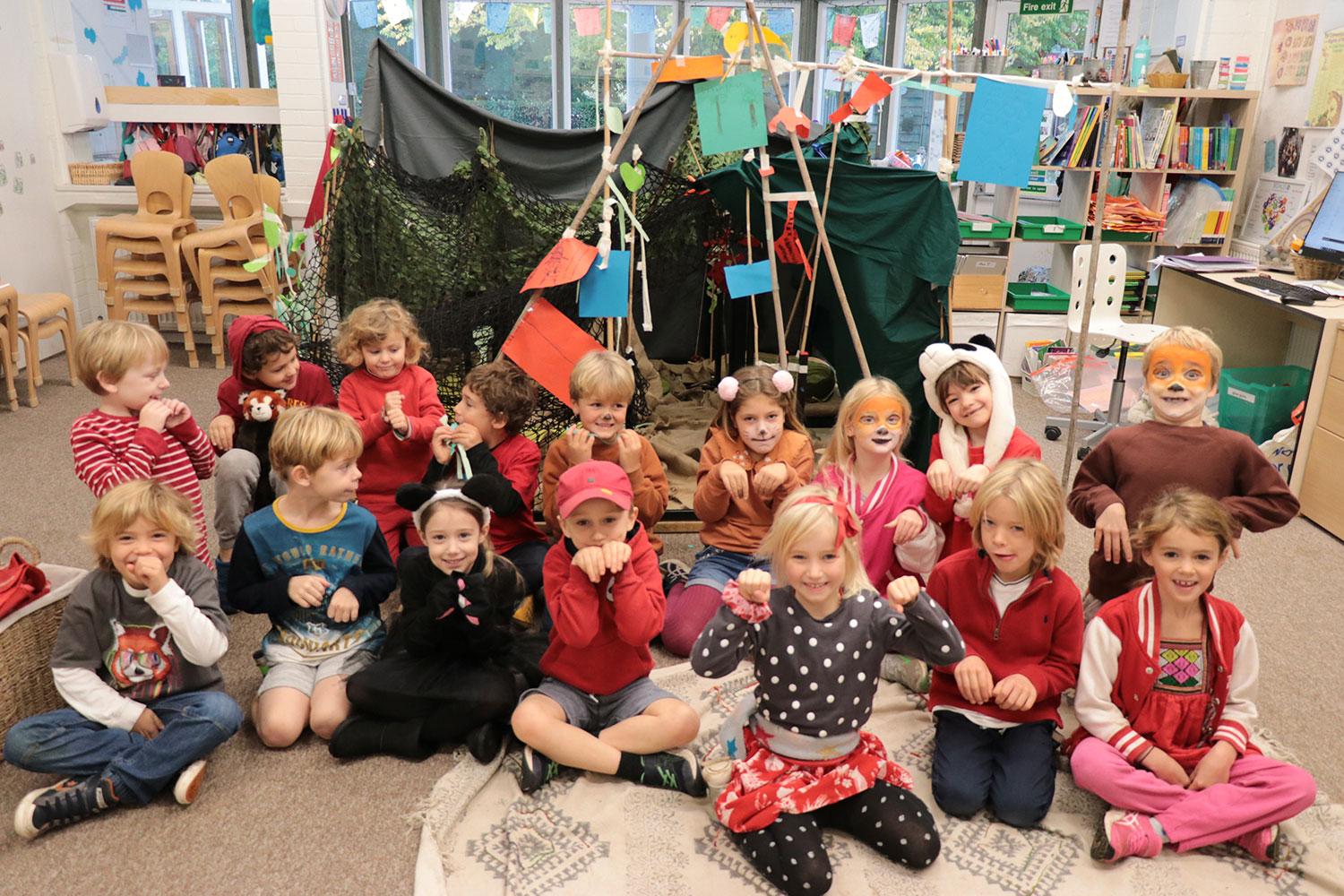 null Bedales Pre-prep, Dunannie pupils on Red Panda Day
