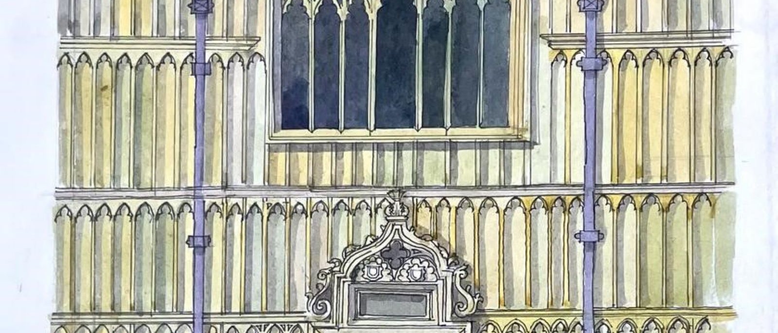 Matthew Rice 'Old Bodleian' illustration 