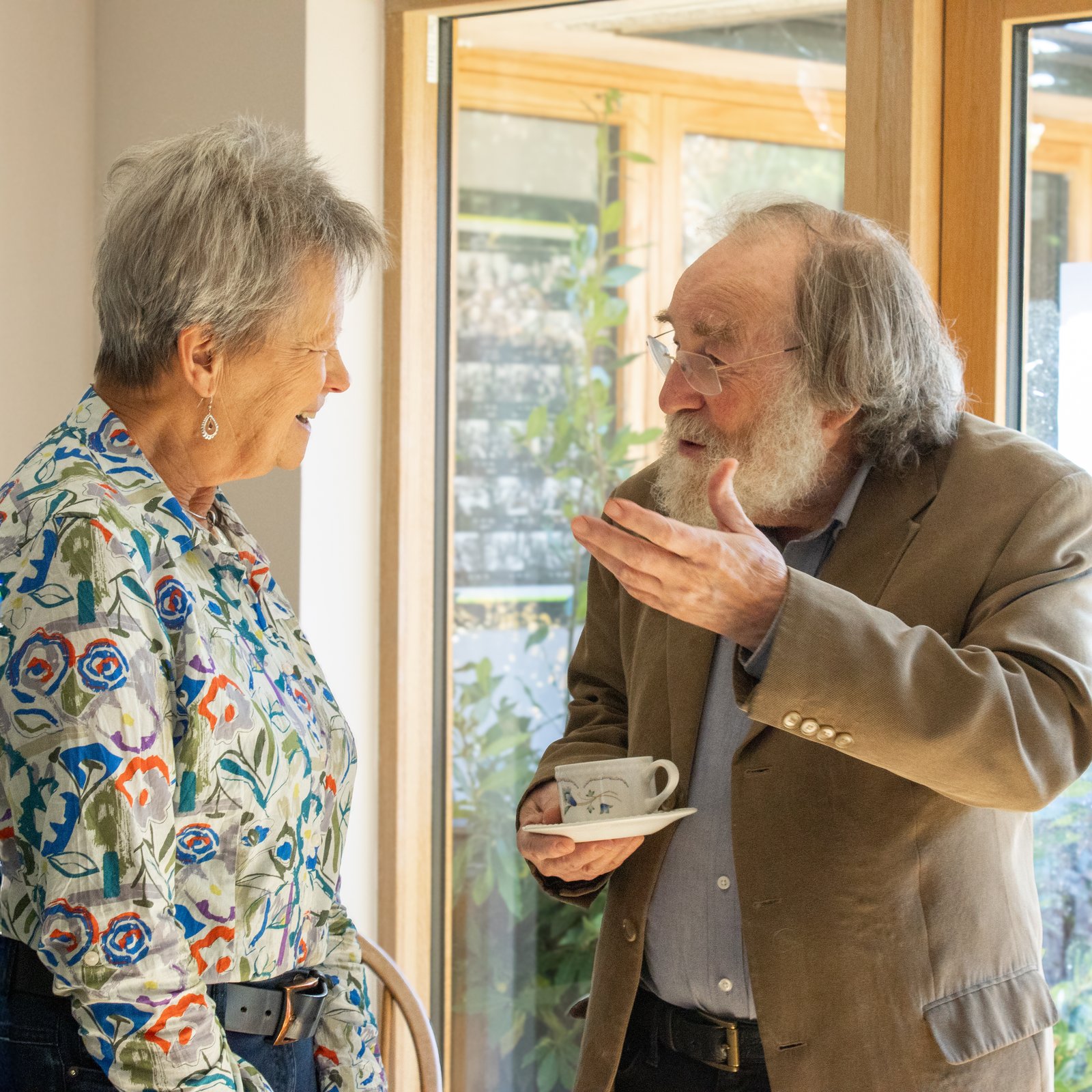 Bedales alumni laughing